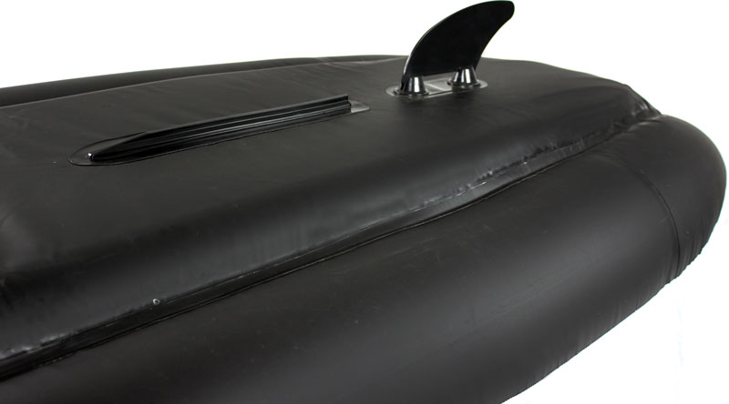 Fin inflatable kayak