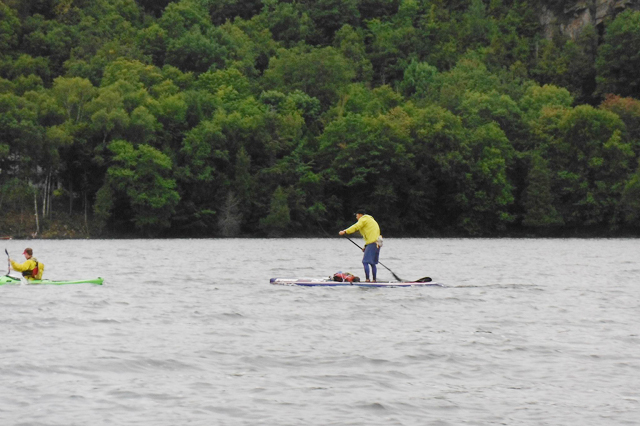 Muskoka River stand up paddle bart de zwart